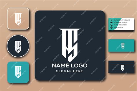 Premium Vector | PS monogram logo template