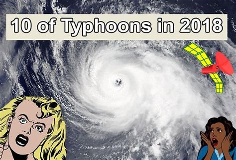 10 of Typhoon's names in 2018 Let's see how huge they are. #Typhoon #Typhoon2018 #Weather ...