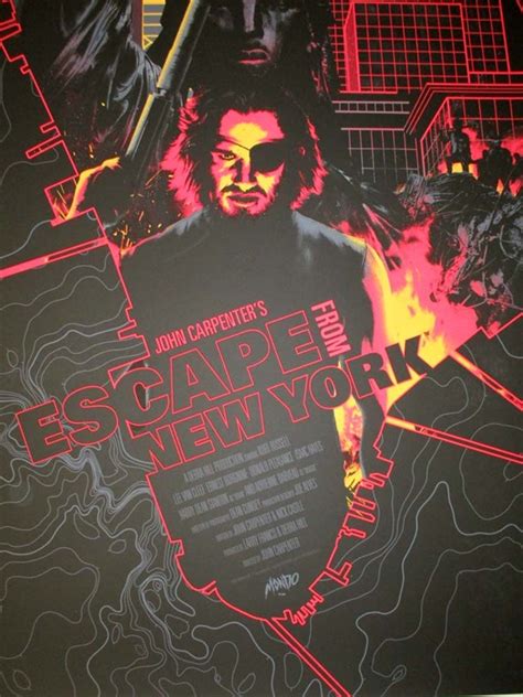 Escape From New York Poster, Mondo/AMP (24"x 36", 61cm x 91.5 cm), 1981 ...