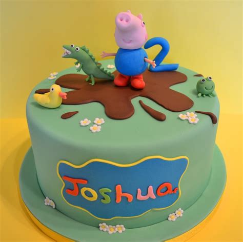 George Pig Cake (Peppa Pig) - CakeCentral.com