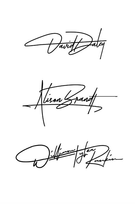 three autographs signed by the four members of the band, including one ...