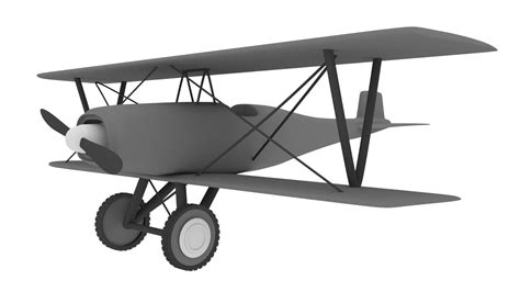 3D model Biplane | CGTrader