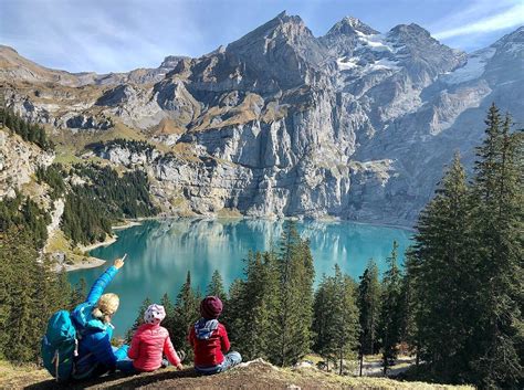 Oeschinen Lake :: Switzerland's Best & Easy hike with kids - Packed ...