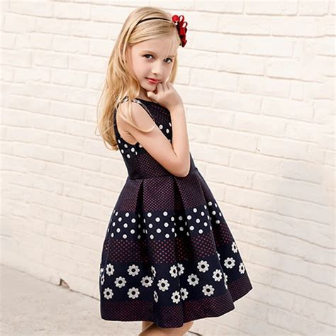 elegant little girls dresses cute baby girl party dress 2018 summer ...