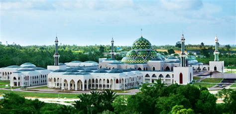 Natuna Grand Mosque in Natuna Regency, Riau Archipelago Province ...