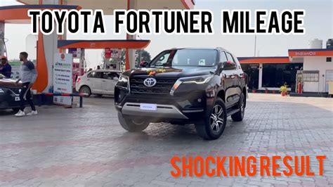 Toyota Fortuner Automatic Mileage in Real Life | Shocking Results 😱 - YouTube