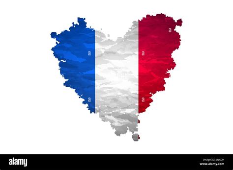 Vive la France hand painted national flag vector art Stock Vector Image ...