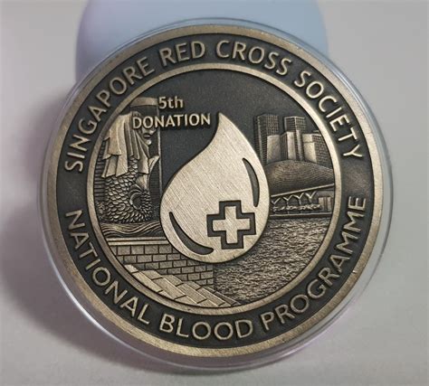 5th Blood Donation Appreciation Medal for National Blood Programme, Hobbies & Toys, Memorabilia ...