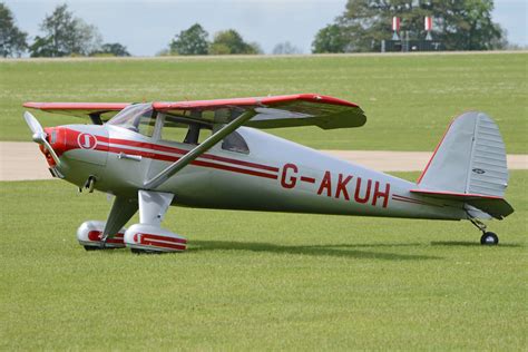 Luscombe 8E Silvaire Deluxe ‘G-AKUH’ | c/n 4644. Built 1946.… | Flickr