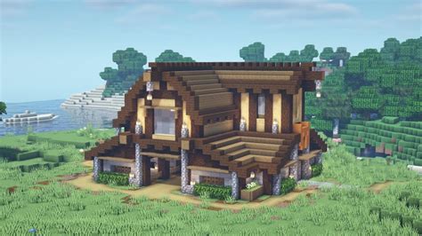 Minecraft Tutorial - How to Build a Farm House - YouTube