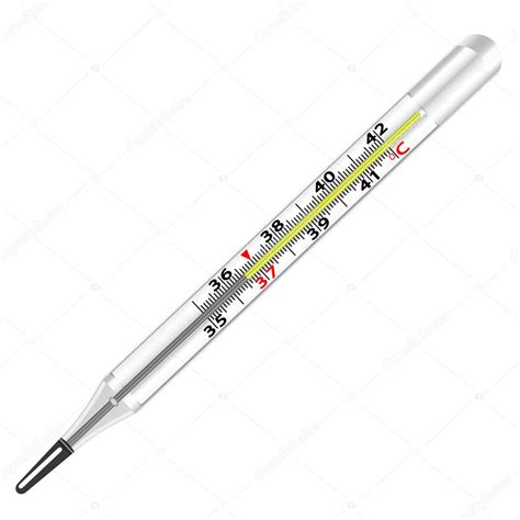 Medical glass mercury thermometer — Stock Photo © aarrows #8346653