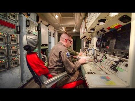 Inside Top Secret Clearance ICBM Missile Launch Control Center ...