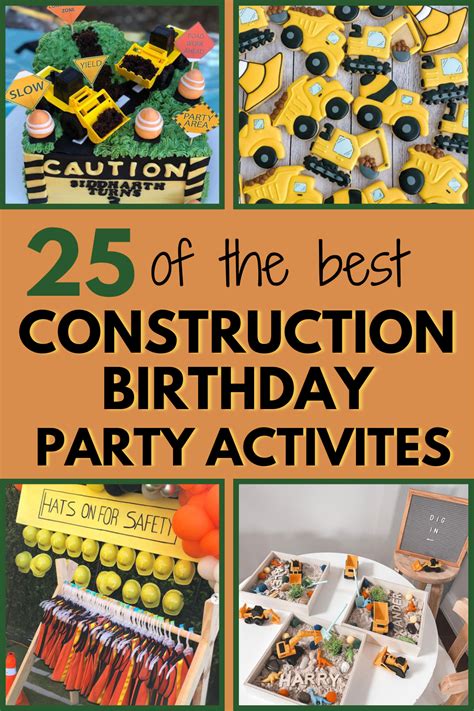 The Ultimate Construction Birthday Party Ideas for Kids | Construction theme birthday party ...