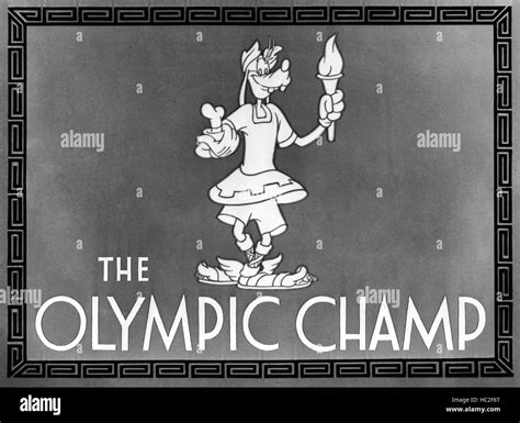 THE OLYMPIC CHAMP, Goofy, 1942 Stock Photo - Alamy