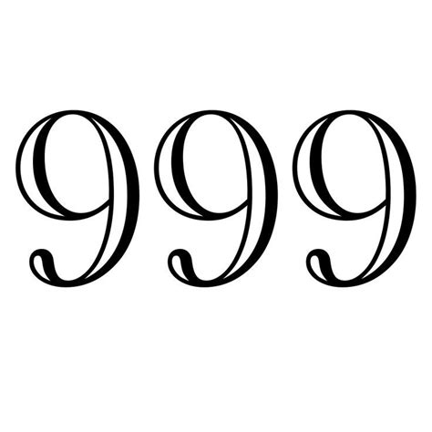 999 Angel Number Icons PNG