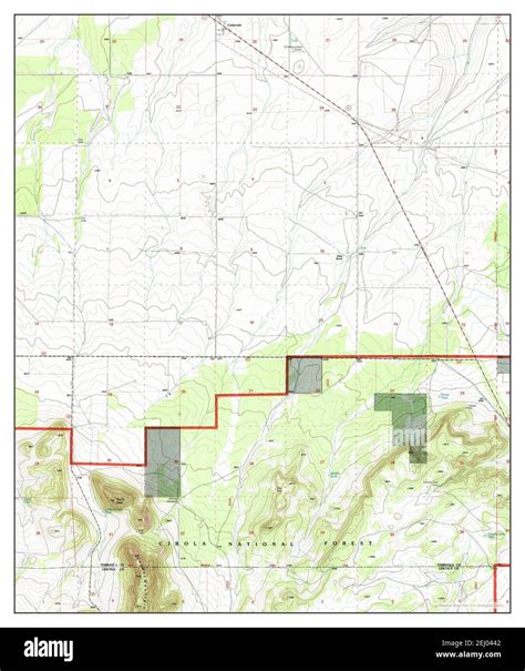 Cedarvale new mexico map Cut Out Stock Images & Pictures - Alamy