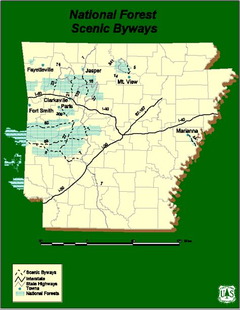 Ozark-St. Francis National Forests - Maps & Publications | Forest map, Map, National forest