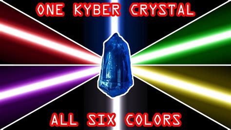 EASY Savi’s (Galaxy’s Edge) lightsaber HACK! One Kyber Crystal - all six colors! - YouTube