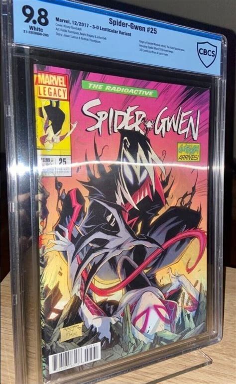 Spider-Gwen #25 - Lenticular & Spider-Gwen Origin retold! CBCS 9.8 - New Slab! | Comic Books ...