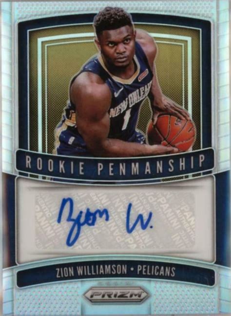 Future Watch: Zion Williamson Rookie Basketball Cards, Pelicans