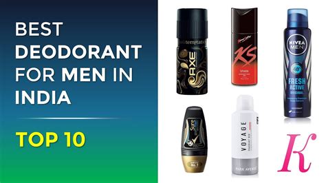 Top 10 Best Deodorants for Men in India with Price | 2017 - YouTube