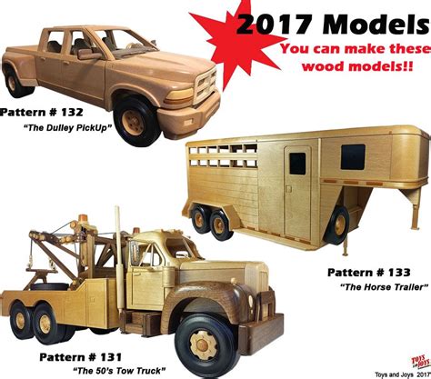 Wooden Toy Plans, Patterns, Models and Woodworking Projects from Toys and Joys | Wooden toys ...