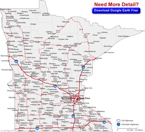 Map of Minnesota Small Towns | Cities of Minnesota | Map, Minnesota, Minnesota travel