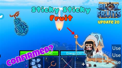 Sticky Sticky Fruit Is The Next MYTHICAL Fruit Coming To Blox Fruits Update 20... | Explained ...