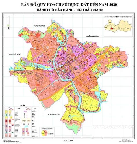 Bản Đồ Bắc Giang (Bac Giang Province Vietnam Map)