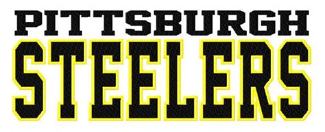 Photo of Pittsburgh Steelers Logo Machine Embroidery Applique Designs ...