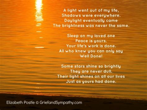 Beautiful Grief Poems for Comfort