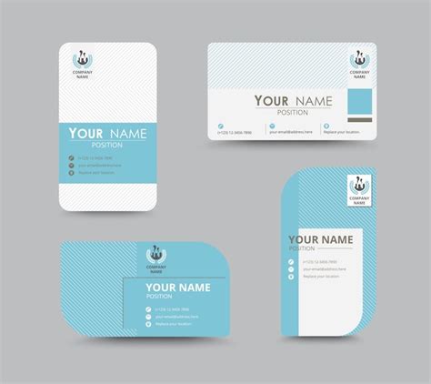 Premium Vector | Business contact card