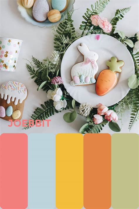 Easter color palettes to use this spring - Joebbit Blog