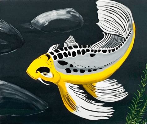 Koi carp fish painting part 2 - Raafs paintings