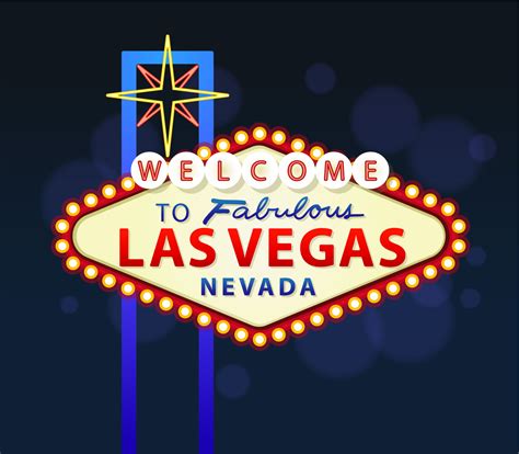 Welcome To Las Vegas Sign 491861 Vector Art at Vecteezy