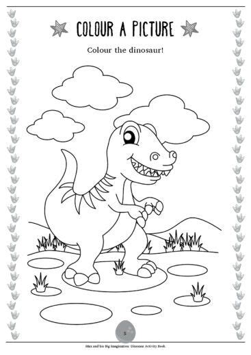 Dinosaur Activity Book - (Age 3-5) PDF Instant Download | Dinosaur ...