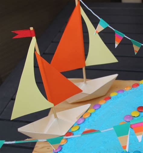 sailboat decorations | Paper Boat Party Decorations - creative jewish mom | Crafts for Big ...