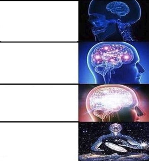 Galaxy Brain Meme Template