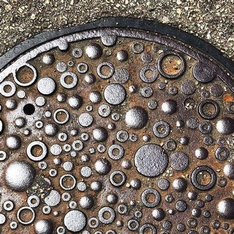 Beautiful Manhole Cover Art