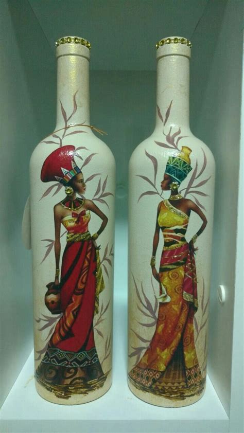 Wine bottle decoupage art | Garrafas de vinho pintadas, Garrafas pintadas, Artesanato de garrafa