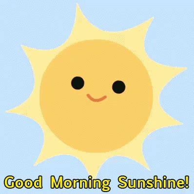 Good Morning Sunshine GIF - GoodMorningSunshine Sun Sunshine - Discover & Share GIFs | Good ...