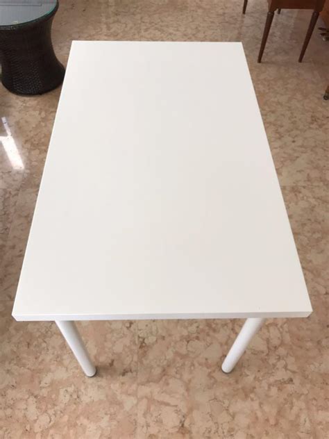 IKEA Linnmon Table, white, Furniture & Home Living, Furniture, Tables ...