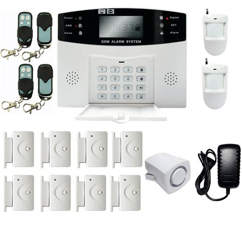 iMeshbean Wireless & Wired GSM Home Security Alarm Burglar Alarm System 108 Zones Auto Dialing ...