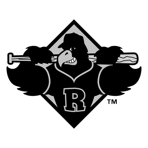 Rochester Red Wings Logo Black and White – Brands Logos