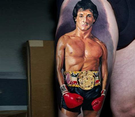 Rocky Balboa tattoo by Steve Butcher | Post 23676