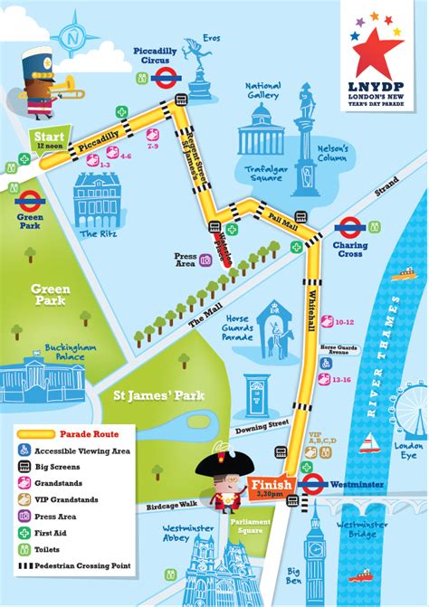 LNYDP 2025 Location & Timing – London's New Year's Day Parade