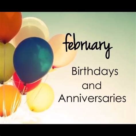 February Birthdays and Anniversaries! 🔥🎉🎂 | February Birthdays and Anniversaries! 🔥🎉🎂 This Month ...