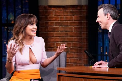 Natalie Morales on Seth Meyers: actress slams cleavage shaming misogynists