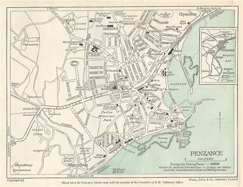 Penzance Map(1952)