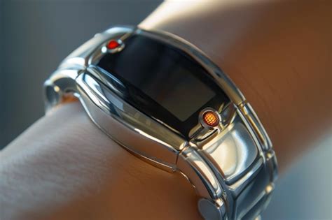 Premium Photo | Futuristic wearable tech closeup